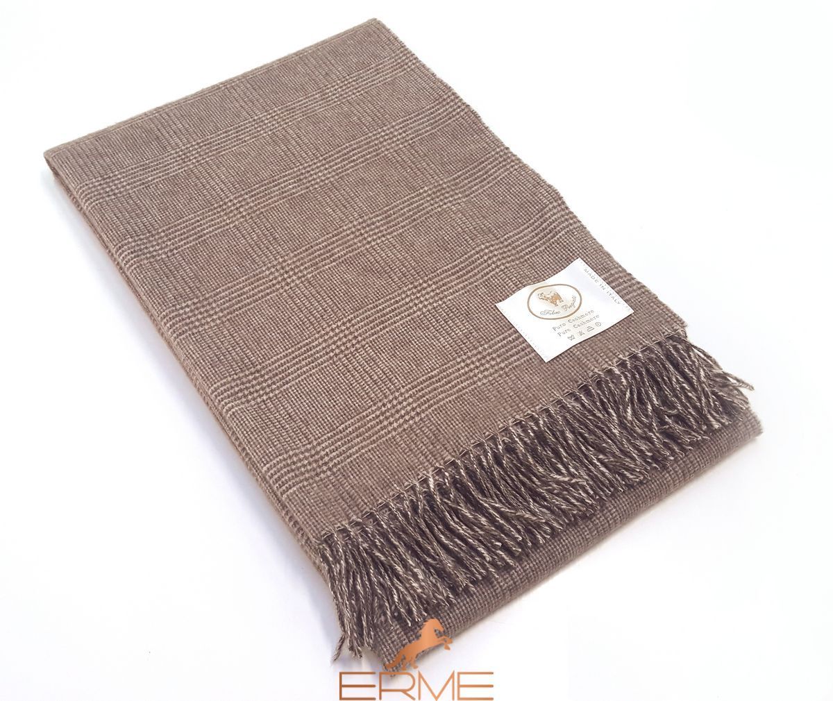 CO.BI. KATE blanket, Brown, 140x180