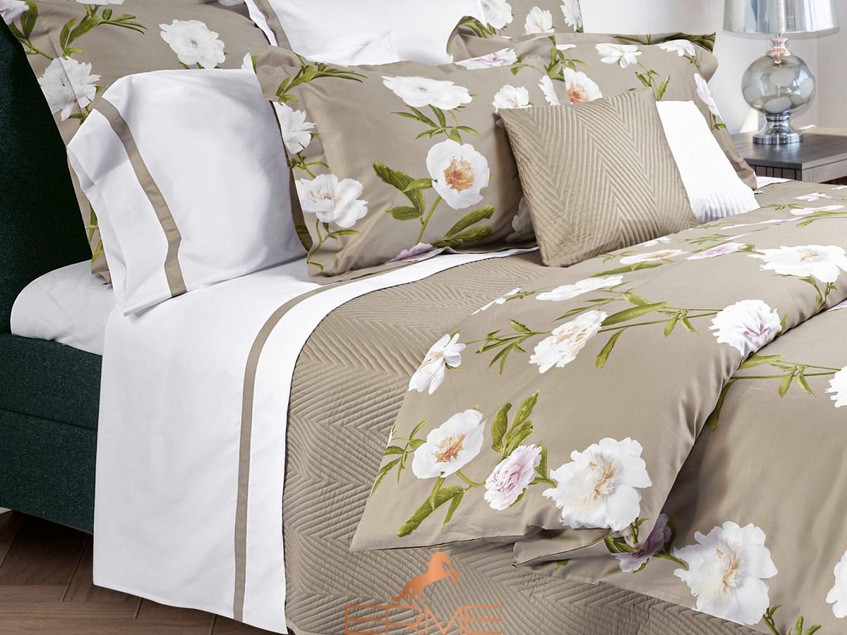 Bed linen Signoria Firenze Regale KHAKI, 50x75, 155x200 (2pc), 270x290