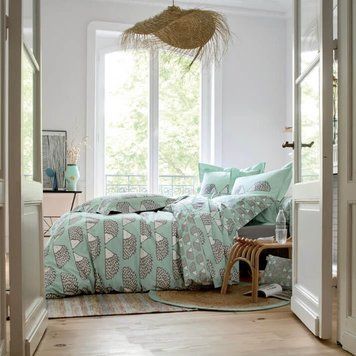 Bed linen Scion Living Spike Aqua, 50x70, 155x200, 180x290