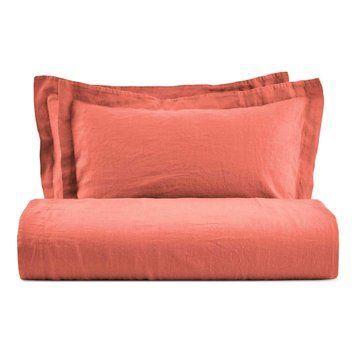 Постільна білизна Biancoperla - Hamilton Pink pepper, 50x75 (2шт), 155x200 (2шт), 270x290