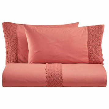 Bed linen Biancoperla - Canastra Pink pepper, 50x75 (2pc), 220x240, 270x290