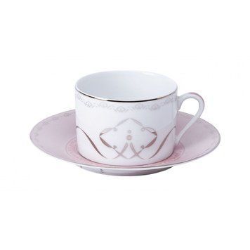 Deshouli&egrave;res Margot rose - Кофейная чашка с блюдцем 160 мл