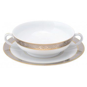 Deshouli&egrave;res Orl&eacute;ans - Stock bowl with saucer 250 ml