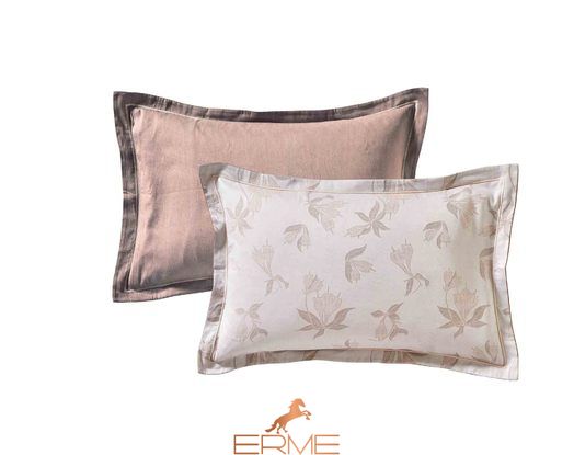 Bed linens - Blanc Des Vosges Botanique Poudre, 50x70, 155x200, 180x290