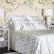 Gingerlily silk duvet cover - Tangleweed Blue, 240x260