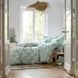 Постельное белье Scion Living Spike Aqua, 50x70, 155x200, 180x290