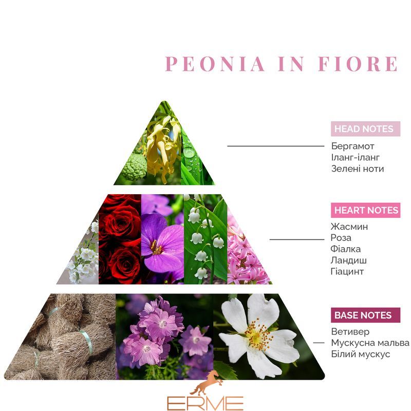 Аромадиффузор - Logevy Firenze - Peonia in Fiore (Цветок Пиона), 100 мл