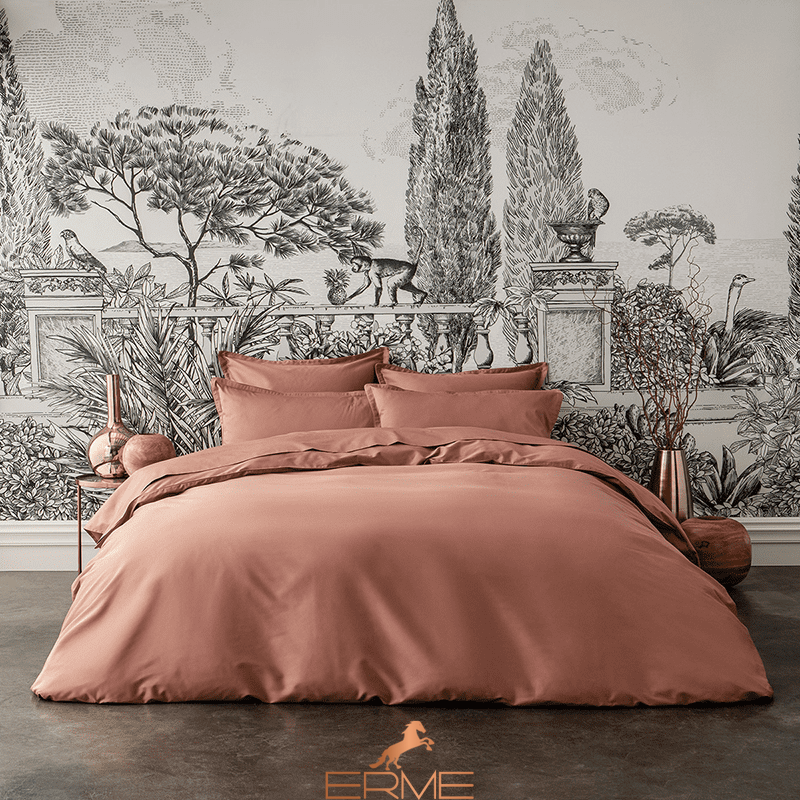 Bed linen Alexandre Turpault - Teophile Terracotta