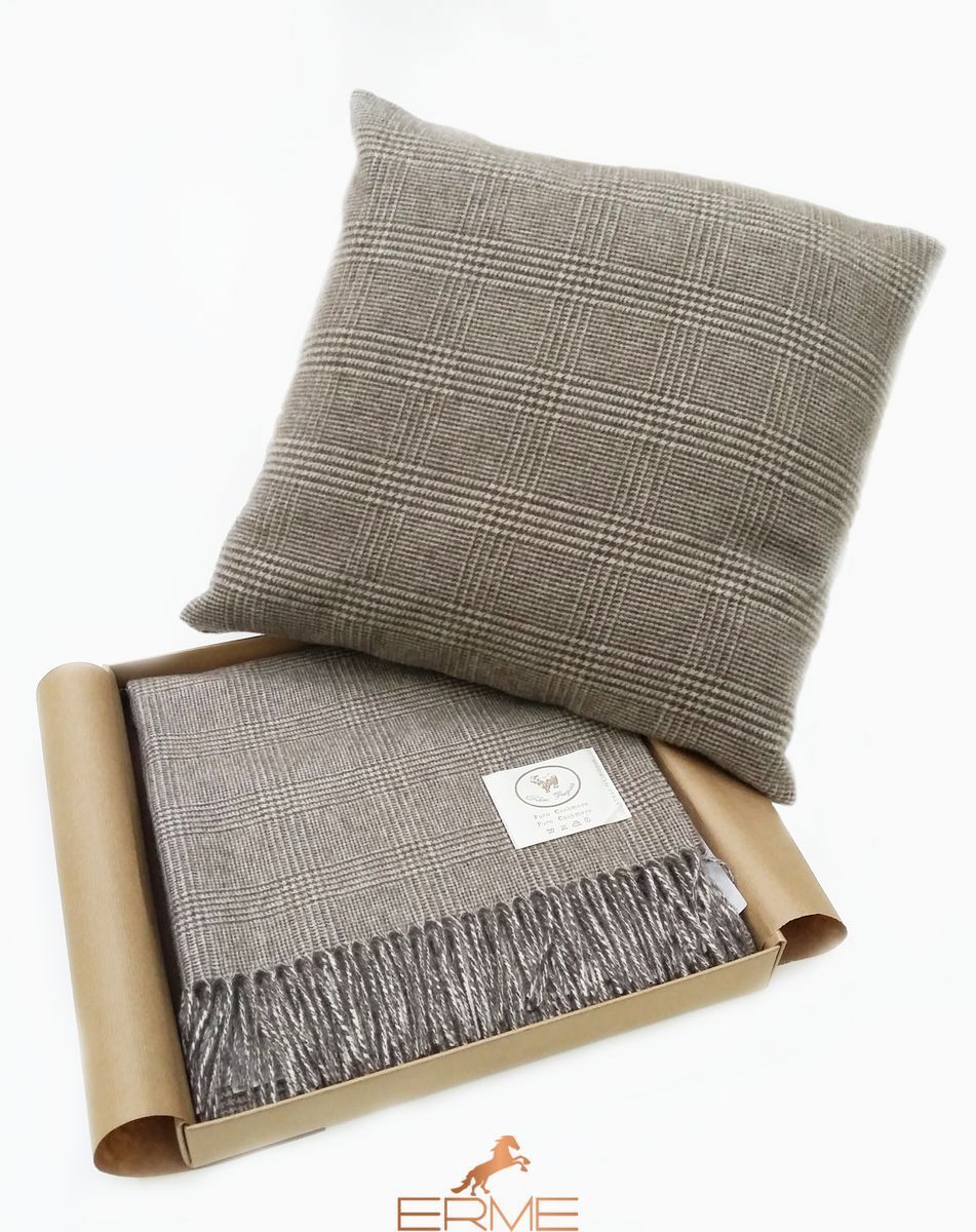 CO.BI. KATE blanket, Brown, 140x180