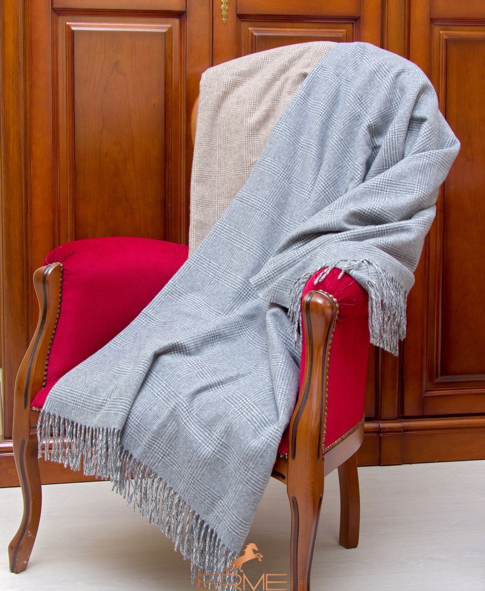 CO.BI. KATE blanket, Brown, 140x180