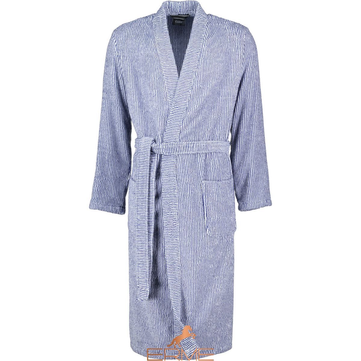 Men's bathrobe Cawoe - 3834 Navy Weib