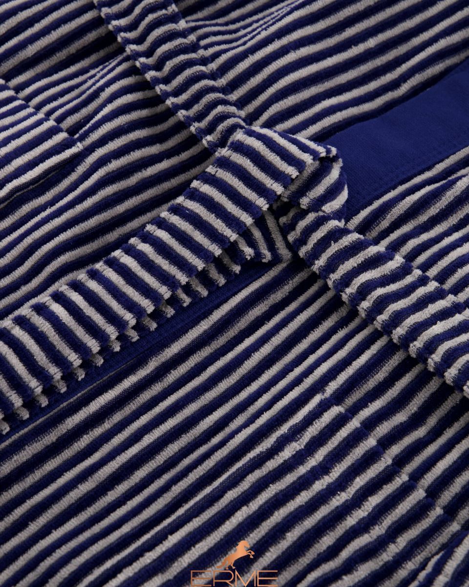 Men's bathrobe Cawoe - 2843 Blau