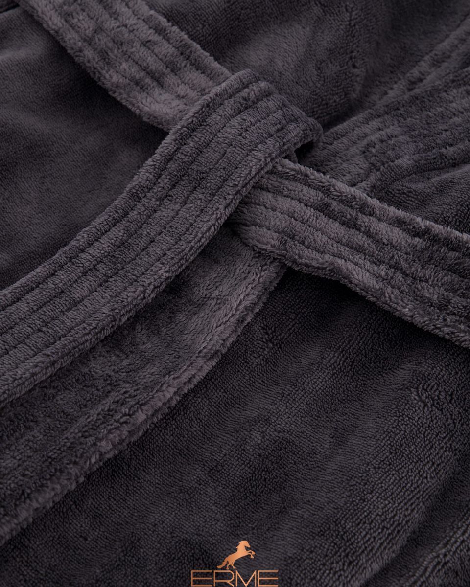 Men's bathrobe Cawoe - 800 Anthrazit