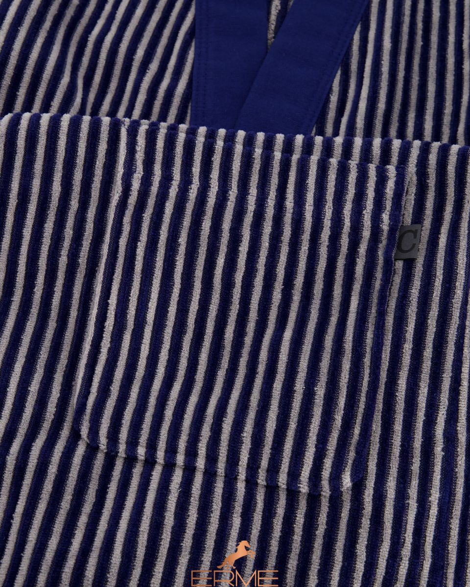 Men's bathrobe Cawoe - 2843 Blau