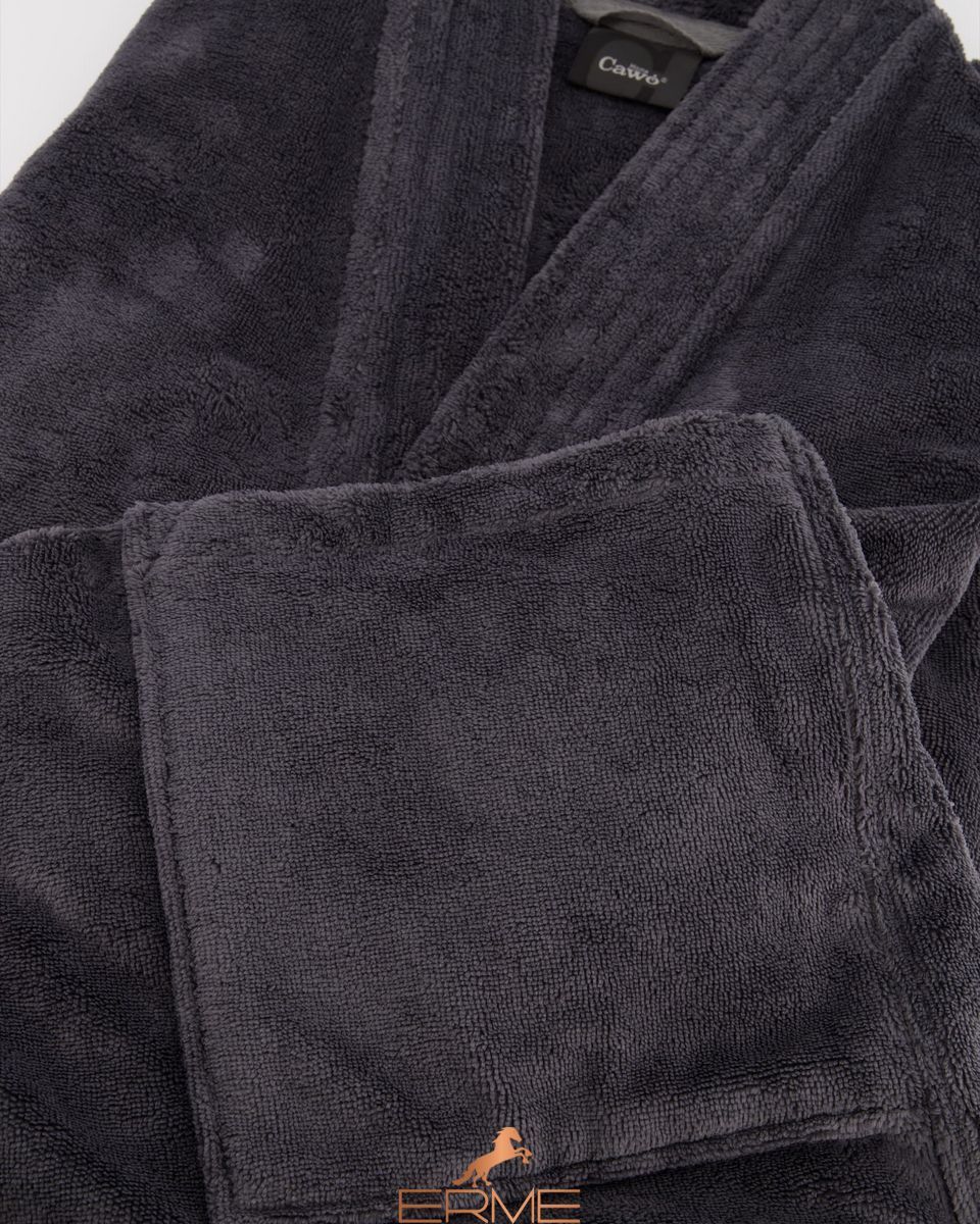 Men's bathrobe Cawoe - 800 Anthrazit