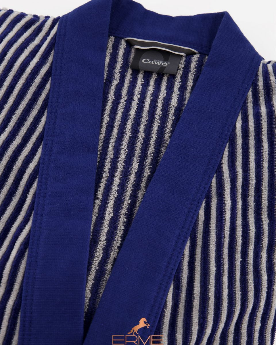 Men's bathrobe Cawoe - 2843 Blau