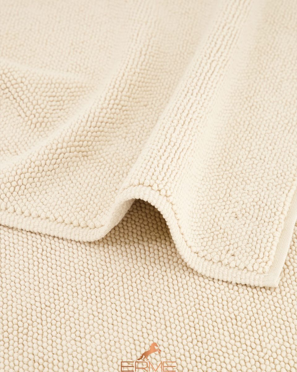 Carpet Cawoe - Loop Beige, Under the order (delivery from 4 weeks), 60x60 cm