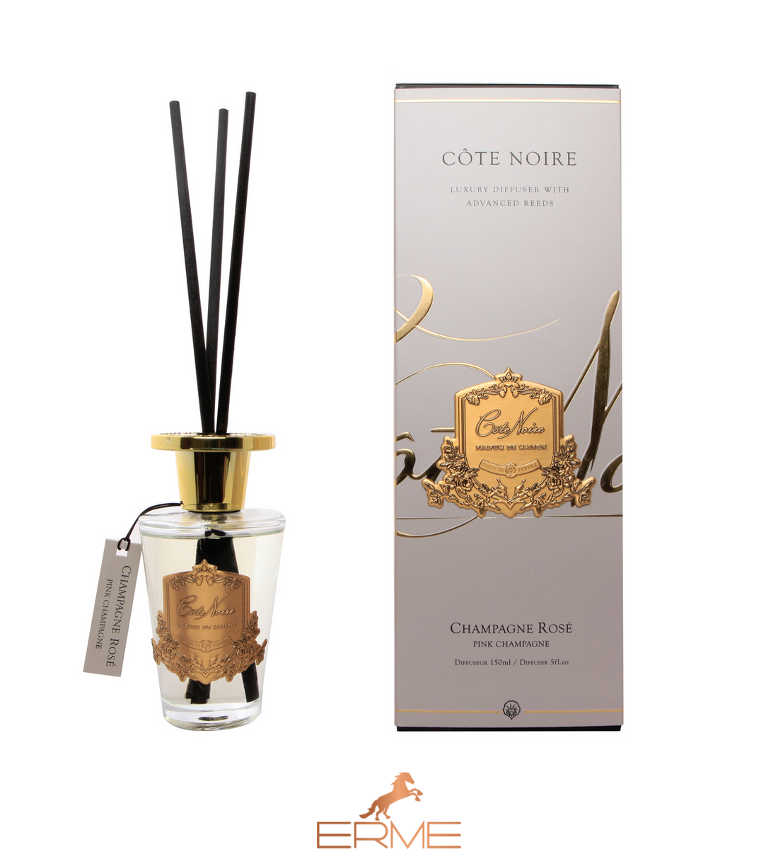 Аромадифузор Cote Noire Gold - Рожеве шампанське, Під замовлення (доставка від 4-х тижнів), 90 мл