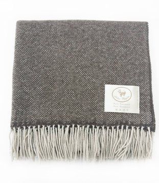 CO.BI. DALLAS blanket, Brown, 140x180