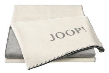 Плед - JOOP! Melange DOUBLEFACE - Natur-Silber