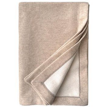 Plaid Ascona - natural/ecru, 150x220, 800 гр