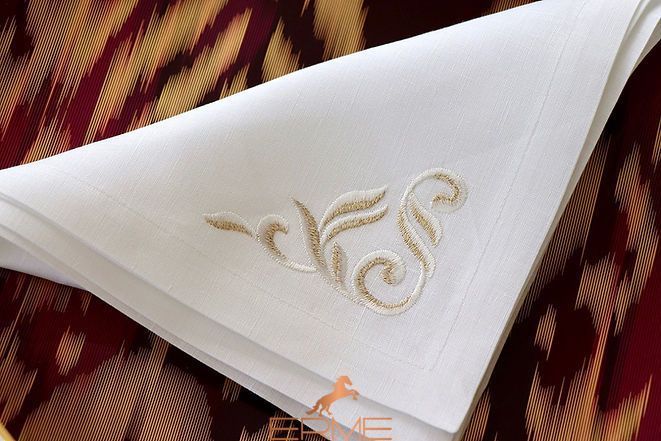 Weissfee napkin - Montreux Gold
