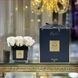 Aromatic composition of Cote Noire roses in a square vase - Blush, Under the order (delivery from 4 weeks)