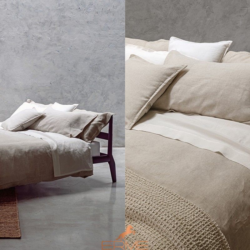 Fazzini Bed Linen - Soffio Naturale Brown