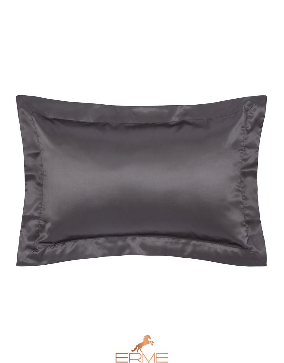 Gingerlily silk pillowcase - Charcoal, 50x75