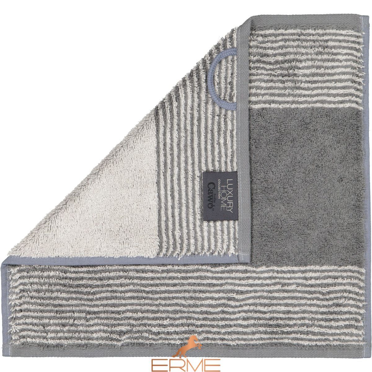 Towel Cawoe - Two-tone Schiefer, 30х30