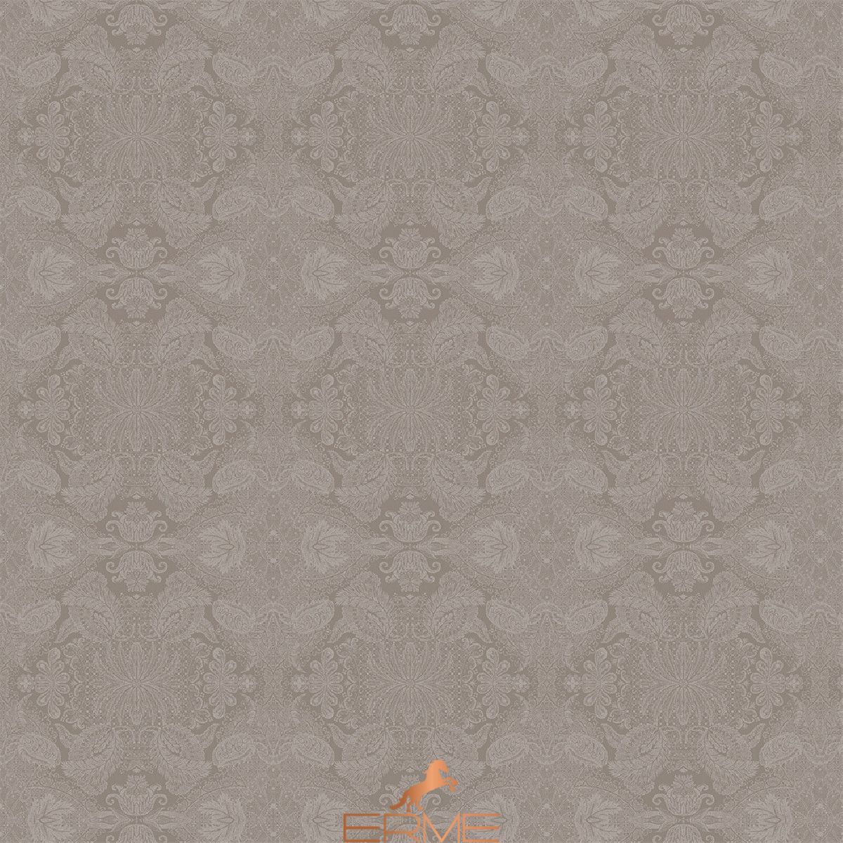 Tablecloth Garnier Thiebaut Mille isaphire vermeil Beige, Diam 175