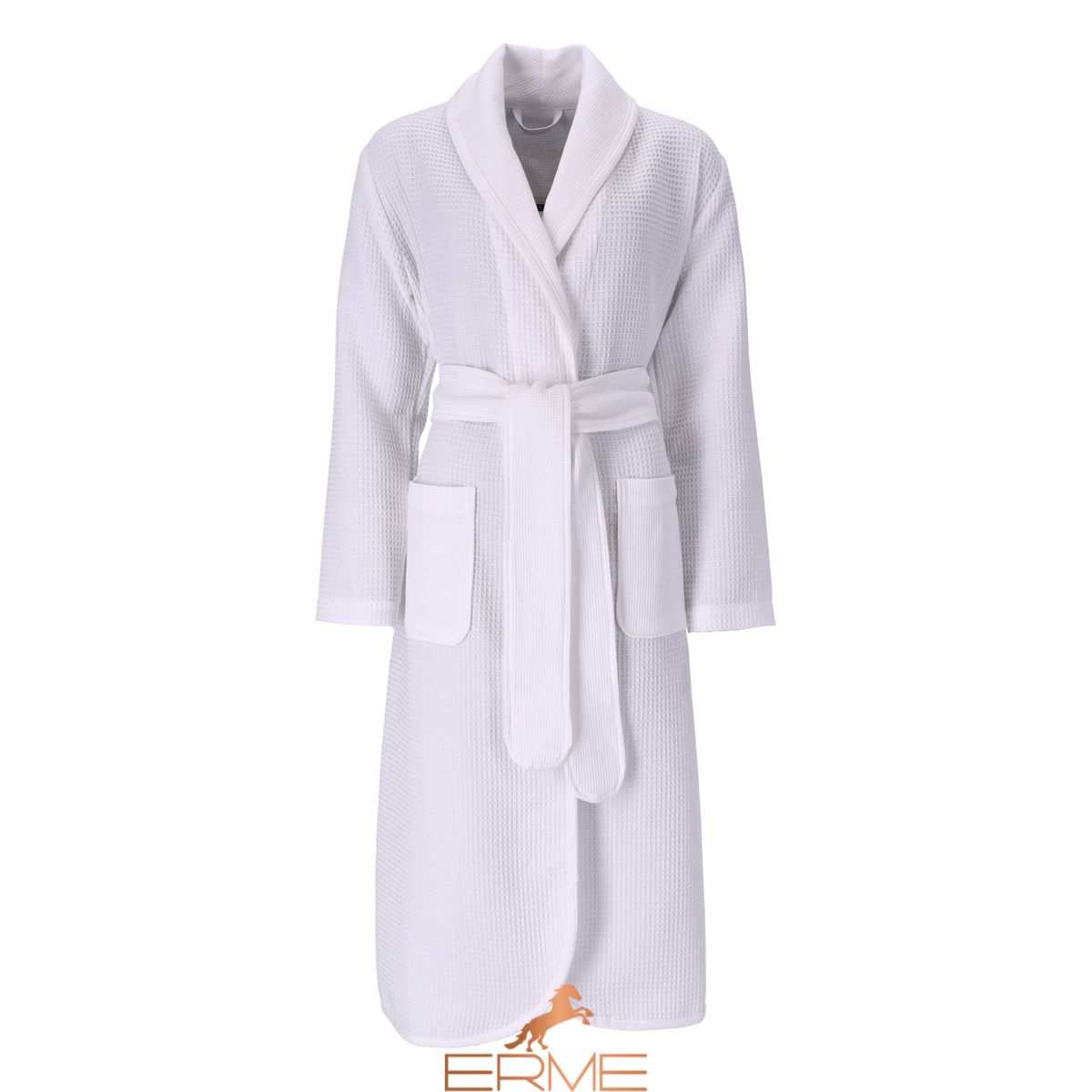 Bathrobe Pique Vossen - Catania White XL