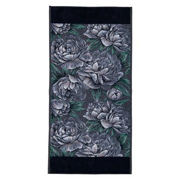 Рушник Feiler - Dark Peony Grafit 50х100