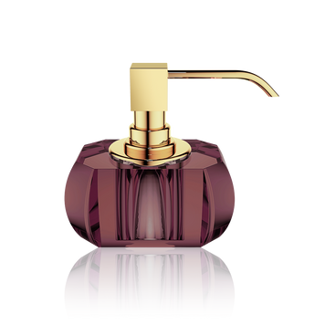 Decor Walter Kristall Capri Дозатор для рідкого мила - Burgundy | Gold