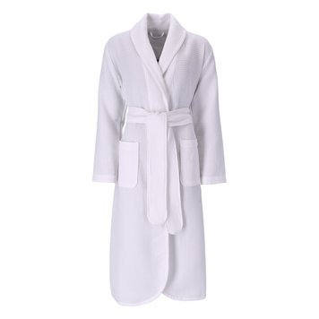 Bathrobe Pique Vossen - Catania White XL