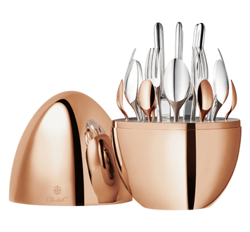 Набор столовых приборов Christofle Mood Rose Gold на 6 персон, 24 предмета