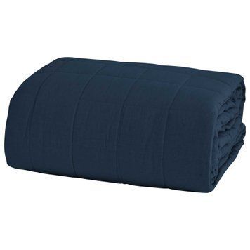 Cotton cover " Spring " Biancoperla Brasilia 100g Denim