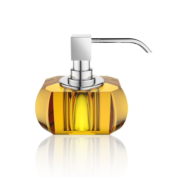 Decor Walter Kristall Capri Дозатор для рідкого мила - Amber | Chrome