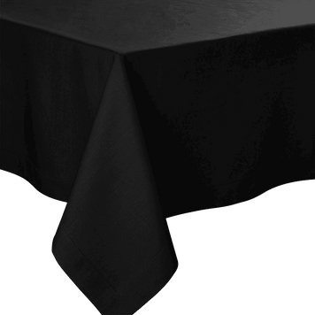 Скатертина Alexandre Turpault FLORENCE Black з льону OFG 170х170 см