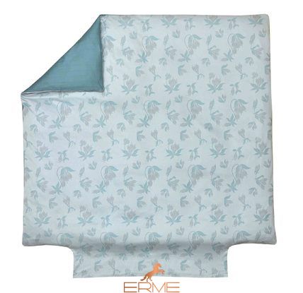 Bed linens - Blanc Des Vosges Botanique Celadon, 50x70, 155x200, 180x290