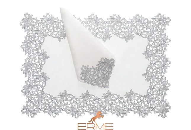 Weissfee serving mat - Gala Silver