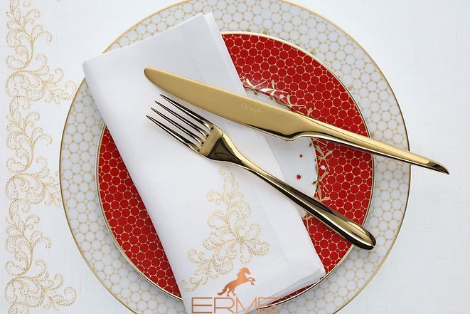 Weissfee napkin - Antibes Gold