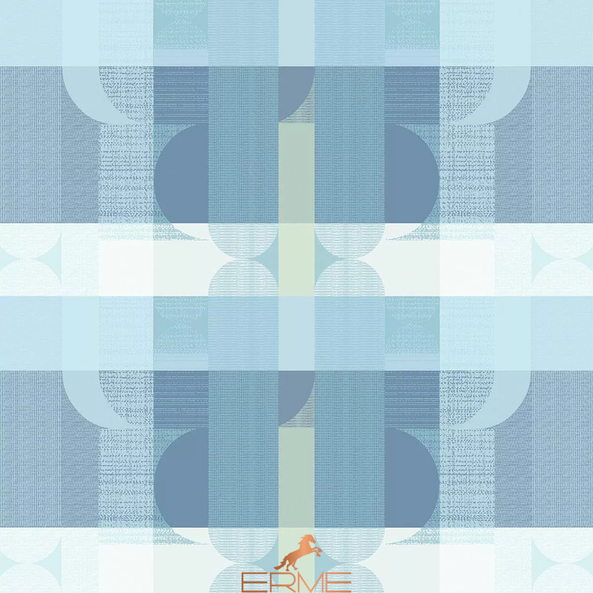 Tablecloth Garnier Thiebaut - Mille Textures Bleu