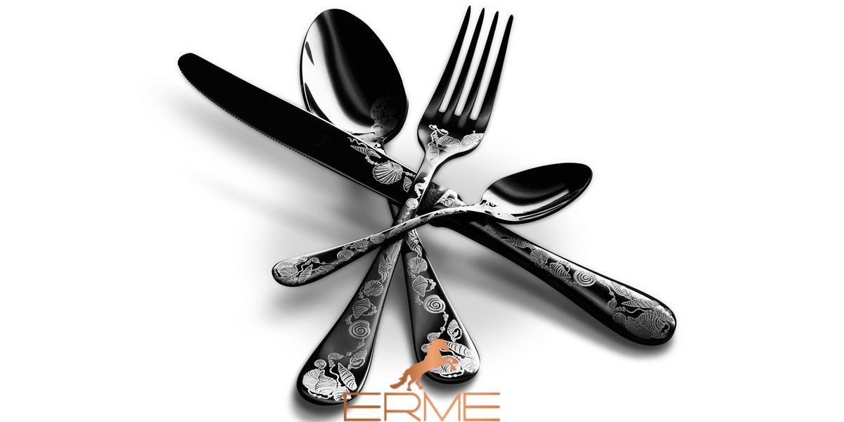 Cutlery Mepra - Venere Oro Nero