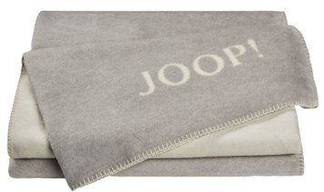 Плед - JOOP! Uni DOUBLEFACE - Rauch-Ecru