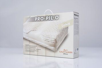 Подушка Kauffmann - PRO-PIL-O Latex Neck Support Pillow, 53x36x12