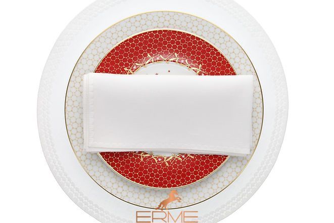 Weissfee napkin - Riva White
