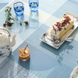 Tablecloth Garnier Thiebaut - Mille Textures Bleu
