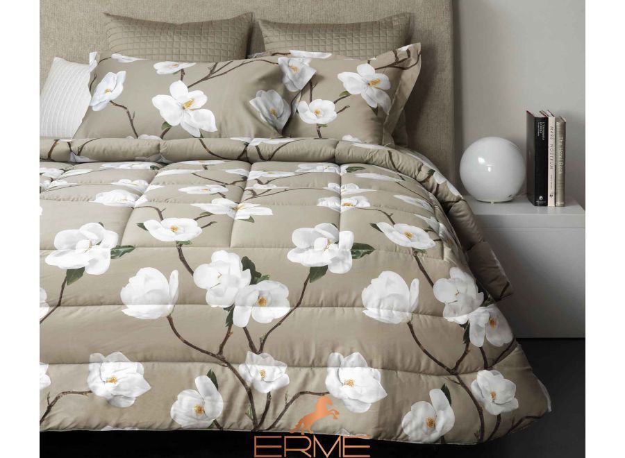 Постельное белье Signoria Firenze Sanremo KHAKI / WHITE, 50x75, 155x200 (2шт), 270x290