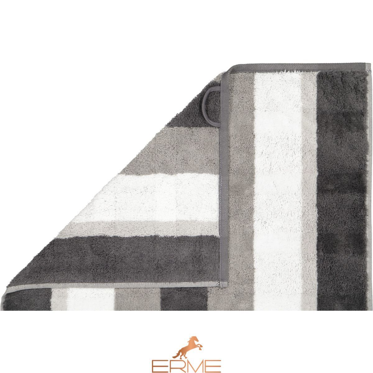 Полотенце Cawoe - Stripe Anthrazit, 30х50